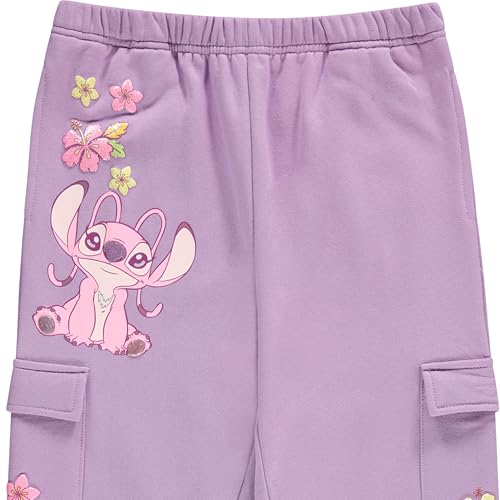 Image of Disney Stitch Girls Jogger Sweatpants, Little & Big Girls Sizes 4-16
