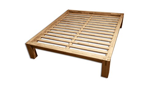 Futon Online Cama Tokio, Natural, 200x180x40 cm