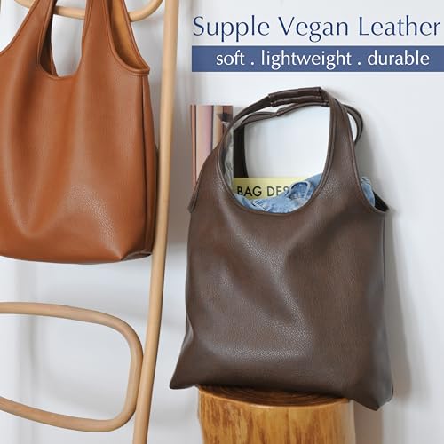 Bolso tipo Hobo para mujer en cuero vegano miniatura 4