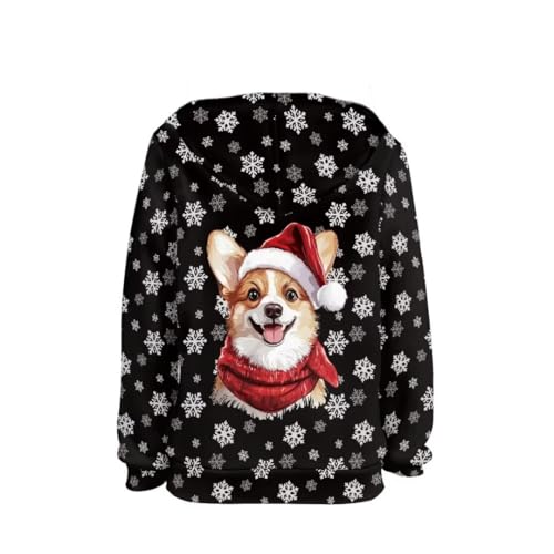 Pinupub Christmas Hoodies For Boys Girls Winter Pullover Long Sleeve Casual Xmas Hooded Sweatshirt2