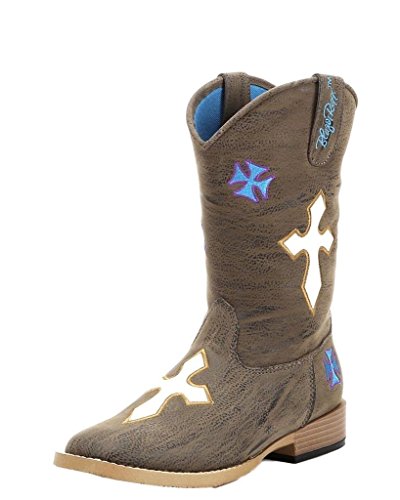 Blazin Roxx Western Boos Girls Sierra Zip Infant Brown 4410802