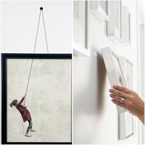 Image of KURUI 270Pcs Wall Anchors Kit for Home Improvement and Decor, Replace Picture Hanging Nails with Drywall Anchors for Frame Canvas, Picture Hangers and Screws Assortment Kit, Concrete & Dry wall