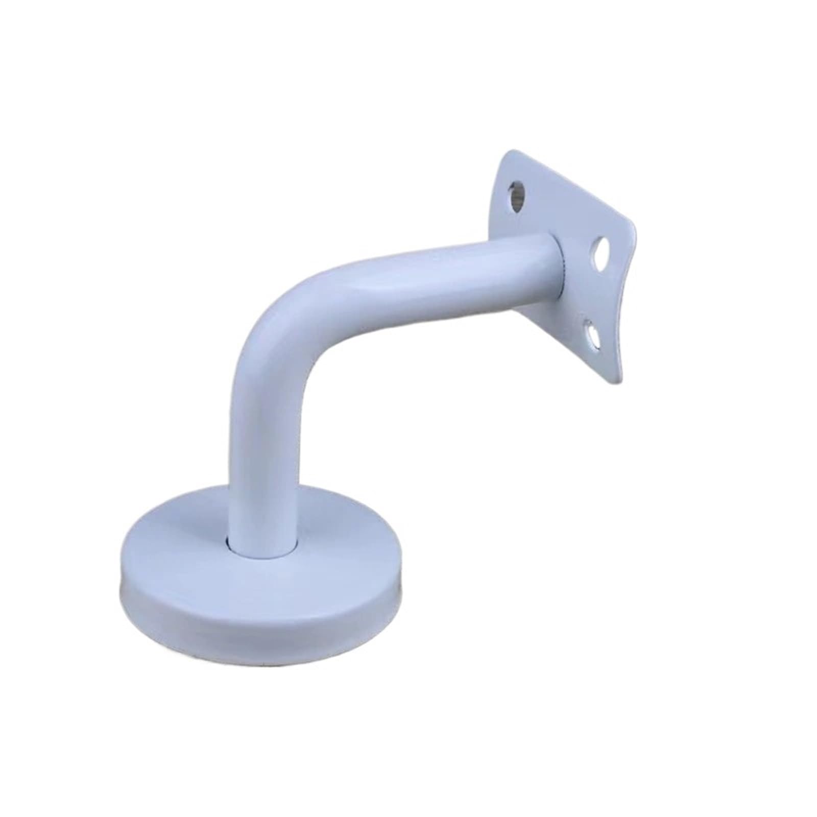 Padgcnor White Banister Rail Brackets 5Pcs/Set 60*60Mm Black/ Brackets Stainless Steel Stair Handrail Wall Mounted Supports Bracket Guardrail(White)