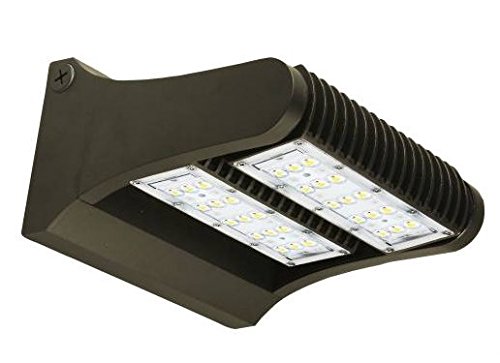 Review 80 Watt LED Adjustable Wall Pack by Ciata Lighting DLC Premium 5000K Outdoor Lighting Wall Mount/Ultra Bright 10,598 Lumens Weatherproof, Waterproof LED Light Fixture for Porch, Walkway or Commercial