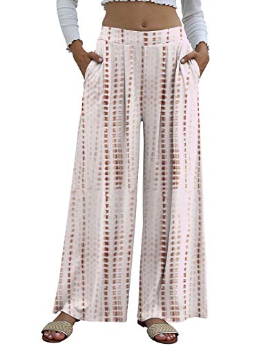 Faroro Women'S Lounge Pants Casual Elastic Waist Pj Pant Stretch Sleep Bottoms Plus Size Pajama Bottoms With Pockets cover