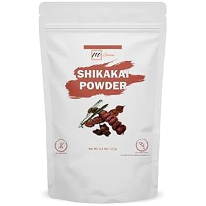 mGanna 100% Pure Shikakai 0.50 LBS / 227 GMS | Acacia Concinna Powder for Hair Care | Natural Hair Cleanser and Conditioner | 100% Ayurvedic Hair Conditioner Ingredient Extracted from Pods
