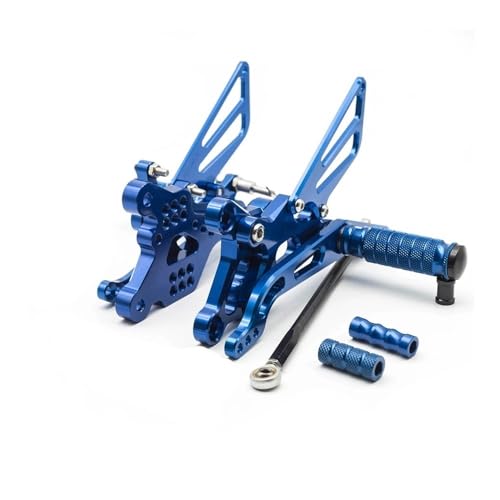 Pédales Moto R6 R6S 2006-2020 aluminium avec kit de commandes reculées ajustables