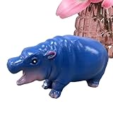 Expertly Sculpted: Improve your home decor with our exquisitely crafted hippo figurines, capturing the intricate details and texture of a real hippo. From the vivid muscle structure to the creases of their skin, each ornament showcases meticulous workmanship and polished finishes, bringing depth and character to any space