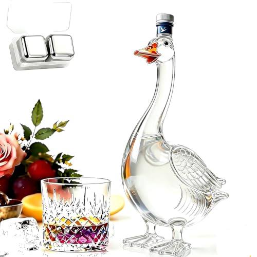 30th Anniversary 3d Sculpted Vodka Bottle 350ml Goose Glass Transparent
