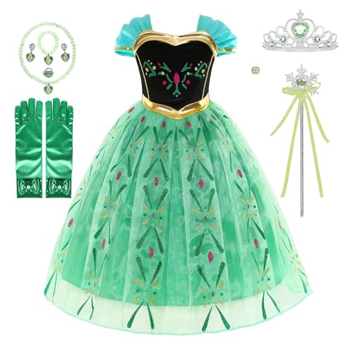 Disfraz de princesa para niñas, talla 130 5-6 años miniatura 1