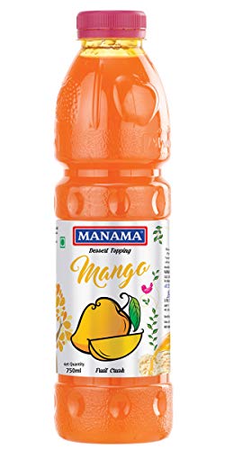 Image of Manama Mango Crush | 750ML Fruit Topping for Cakes, Pastries, Pies and Shakes