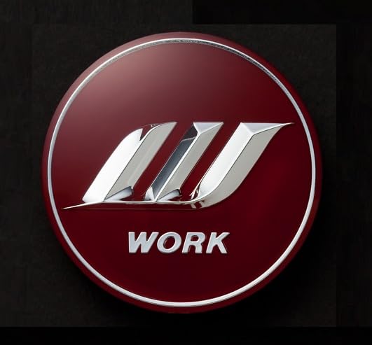Amazon.co.jp: WORK RIZALTADO センターキャップ【4枚】 (レッド