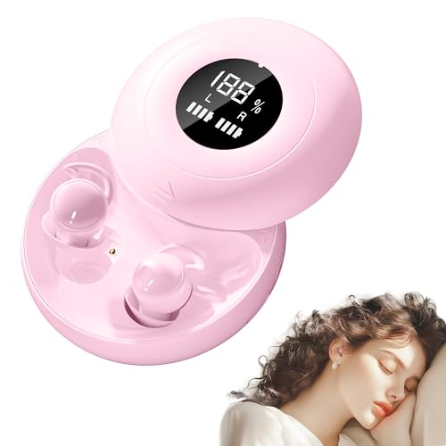 sunvito Sleep Earbuds for Side Sleepers,Mini Invisible Wireless Bluetooth 5.4 Micro Sleep Headphones, Portarollos Papel Higienico
