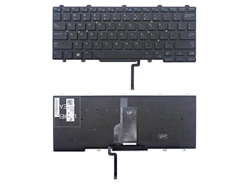 Replacement Backlit Keyboard Without Frame For Dell Latitude 3340 3350 E5450 E5470 E7450 E7470 Us Layout Black Color Buy Online In Bahrain At Desertcart Productid
