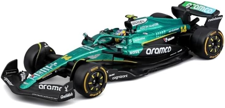 Miniatura Fórmula 1 Aston Martin AMR25, Escala 1:43, Modelo de Carro de Corrida