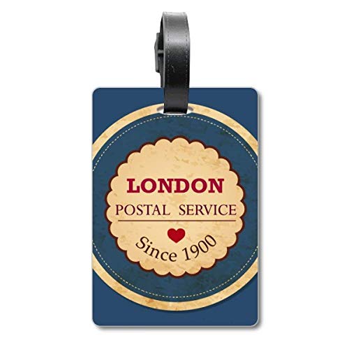 Étiquette de voyage drapeau britannique Love UK contre la perte de valise