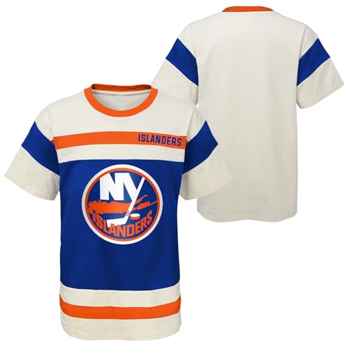 Outerstuff NHL New York Islanders Boys Youth Buzzer Beater Short Sleeve Tee, Ages 8 to 20