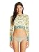 Maaji Women's Showy Goldenrod Long Sleeve Rash Guard