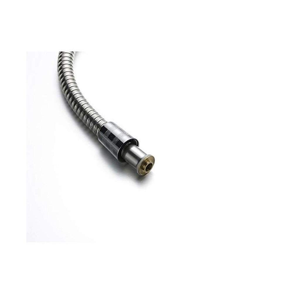QUNINE Duschschlauch, 1,5 m, 2 m, Duschschlauch, weiches Duschrohr, silberfarben, gemeinsame Flexible Badezimmer-Wasserleitung, Edelstahlschlauch, Show-Kopfschlauch (200 cm) (150 cm) (150 cm)