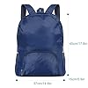 AiQInu Zaino Pieghevole Ultraleggeri, Impermeabile Multifunzione Zaino da Escursionismo Unisex zaino da viaggio Outdoor per Sport Arrampicata Campeggio Viaggio Ciclismo (Blu scuro)