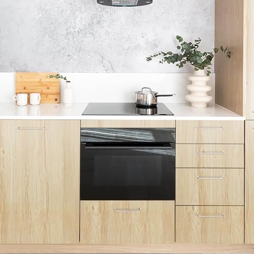 Heroad Brand Light Wood Grain Wallpaper Oak Peel and Stick Wallpaper Wood Contact Paper Thicken Textured for Table Cabinets Decoration Countertops Waterproof Self Adhesive Thicken Vinyl 78.7”x17.5” - Thumbnail 5