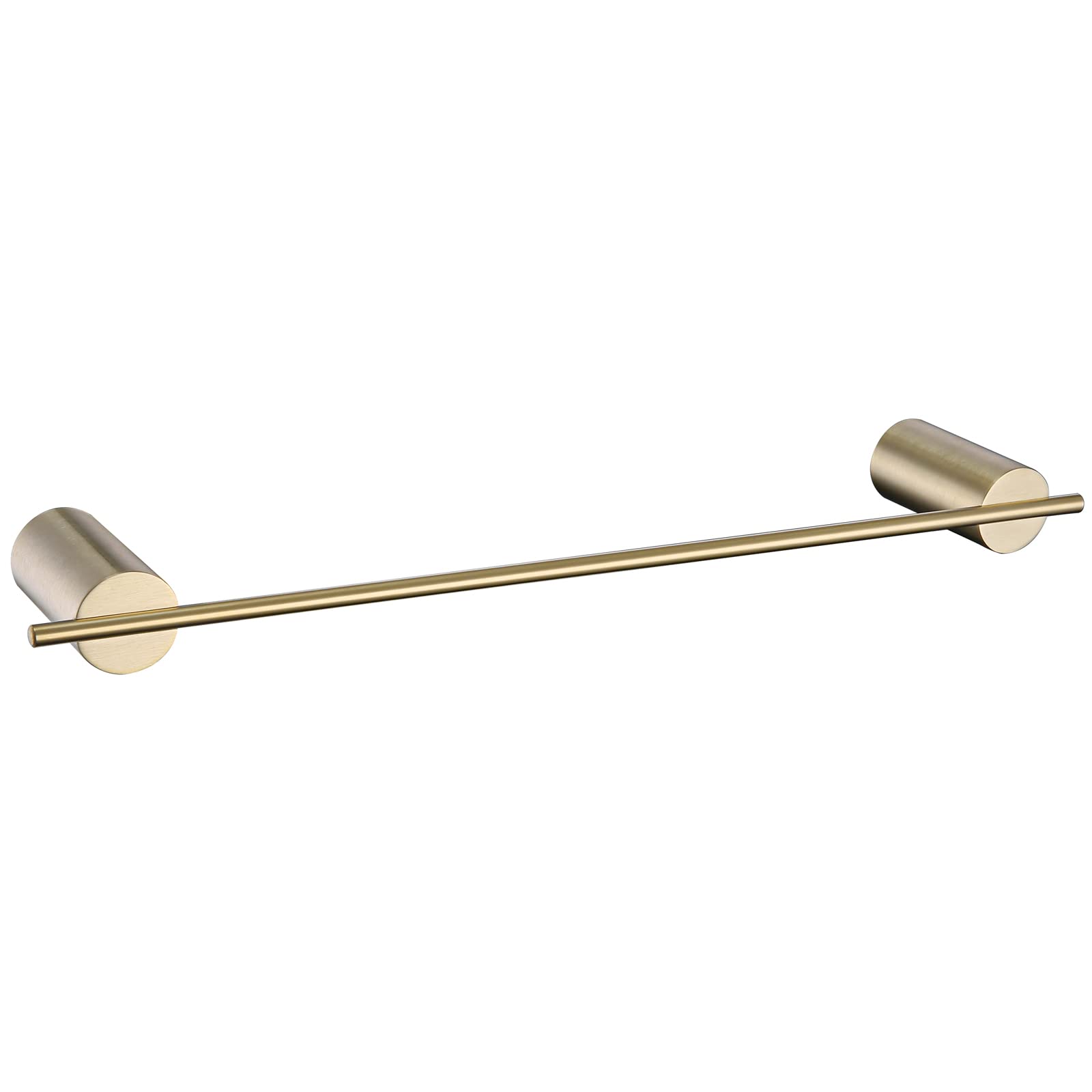 RANDOM Toallero dorado cepillado para barra de 18 pulgadas, soporte para toallas de mano para baño, cocina, accesorios de montaje en pared, 96068-2-18BG