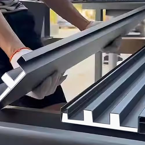 Paneles laterales para techos de cocheras y establos con láminas corrugadas de metal 1