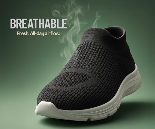 Image of Kraasa ProRider Running Shoes for Men | Walking & Gym Shoes with Max Cushion Technology | Lace Up Sneakers for Men