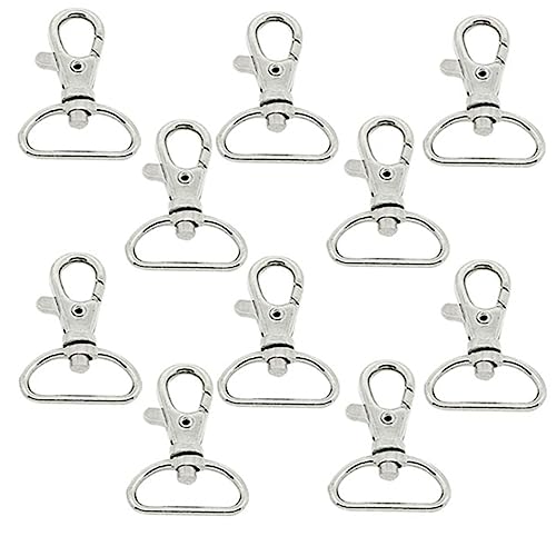 ULDIGI 360° Swivel Snap Hooks Zinc Alloy Trigger Snap Hooks for Keychains Dog Leashes Crafts