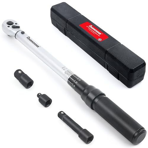 FOURROBBER Drehmomentschlüssel 3/8,20-140 Nm Auto Motorrad Fahrrad Drehmomentschlüssel Set