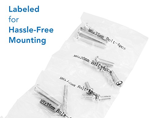 Mount-It! Tv Mounting Hardware Kit, Universal Vesa Wall Mount Screw, Washer, Spacer Pack (M4 M5 M6 M8) For Tv And Monitor Mounting #TOP5