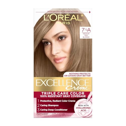 Image of L'Oreal Excellence Creme - 7-1 /2A Medium Ash Blonde (Cooler) 1 Each (Pack of 4)