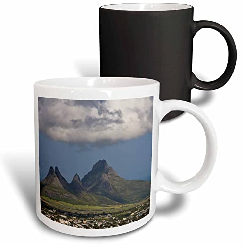 3dRose Mauritius, Curepipe, Mountains from Trou 11oz Magic Transforming Mug
