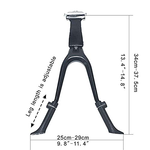 Béquille pour entretien de vélo pliable à double pied et fixation centrale