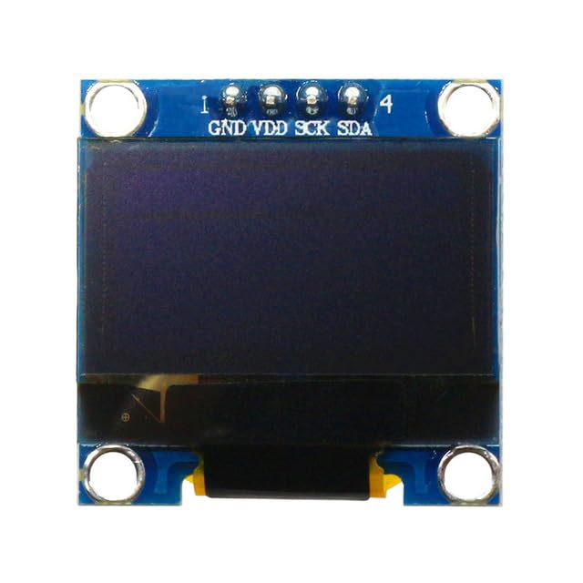 Image of OLED Display Module 0.96 inch 4 pin (128x64), IIC Interface, Blue /White Screen 0x3C