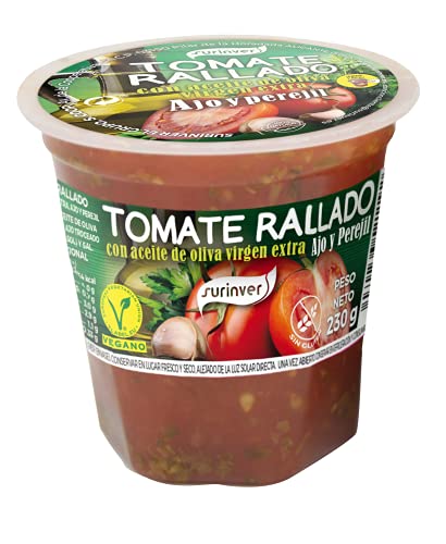 Surinver Tomate Natural rallado con ajo y perejil 230 ml