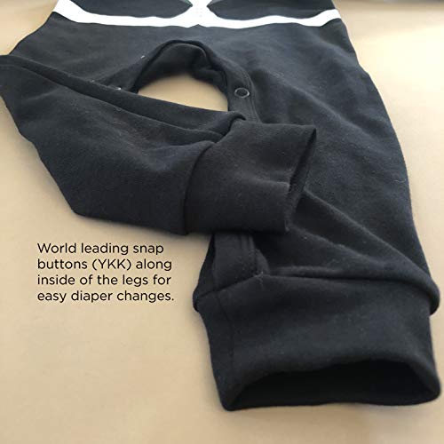 The Tiny Universe Baby Tuxedo Suit Onesie Classic - Original Swedish Design (Classic Black, 80 / 12M) #TOP5