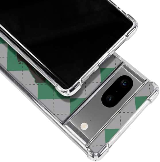 Skinit Clear Phone Case Compatible with Google Pixel 8 - Officially Licensed Wizarding World Harry Potter Slytherin Crest Design