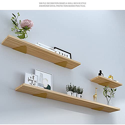 Support d'étagère en métal or x2, équerre solide 3mm - 6