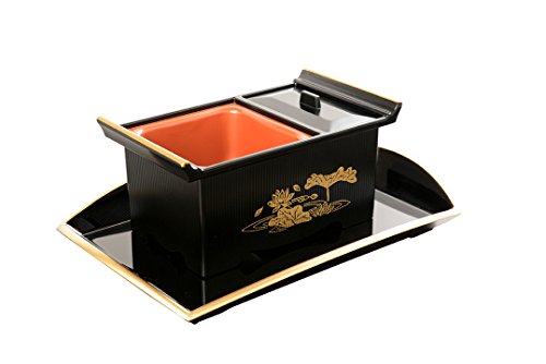 仏縁堂ブランド:菖蒲型香炉【お焼香セット:香澄(かすみ)漆黒 豪華御香3点セット付】回し香炉 仏壇・仏具 お彼岸 お盆 法事 法要
