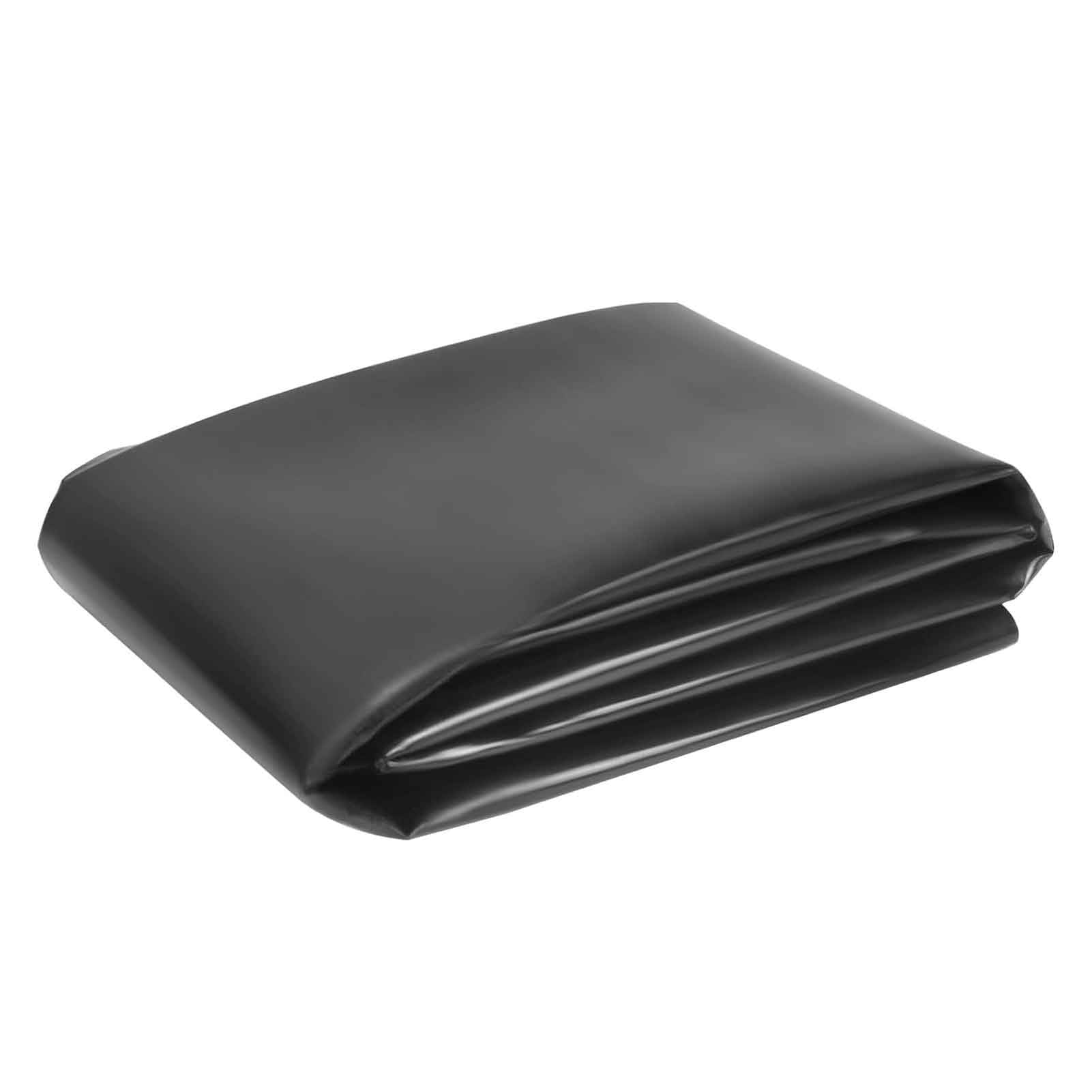 GLDYTVF Pond Liner,Durable 5 Mil Black Fish Pond Liner - HDPE Foldable Pond Underlay & Protection Film, Waterproof Tarpaulin (6.5x19.7ft) for Safe Aquatic Environments