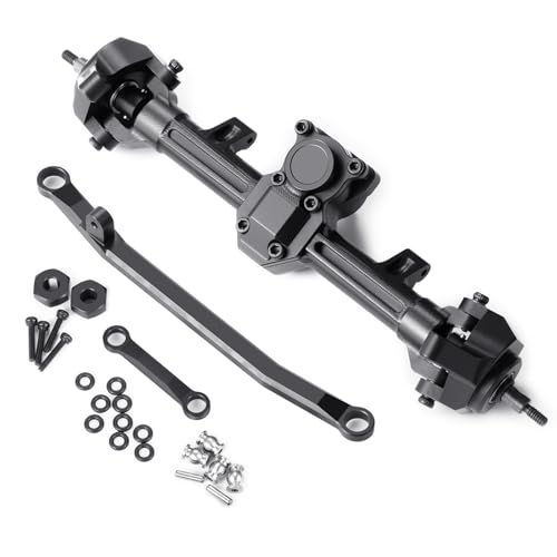 RCLIONS Aluminum Front Axle +4mm Extended for Axial SCX24 Deadbolt JLU C10 Gladiator 1/24th RC Crawler Car Upgrades Parts