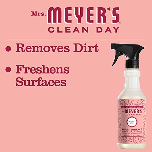 Image of Mrs. Meyer's All-Purpose Cleaner Spray, Rose, 16 Fl oz (Pack of 5)