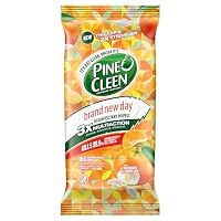 Pine O Cleen Brand New Day Mandarin & Ginger Disinfectant Cleaning Wipes 100 Pack