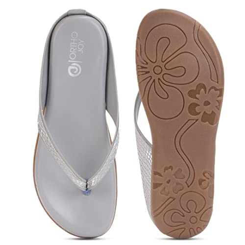 Image of ORTHO JOY Fancy doctor slippers || Comfortable Flat sandals for women stylish