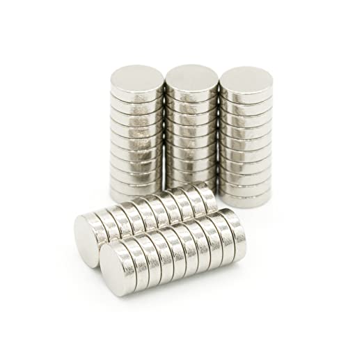 【耐熱強力】ネオジム磁石 N48SH, Φ4×1 (mm), (寸法公差±0.05mm) 【耐熱150℃】【防錆特殊4層メッキ】 DIY 小型 丸型 工業用 キッチン 浴室 室外 事務所 多用途 KYOKEI (50)