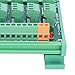 Terminal Block 12 Channel, DIN Rail Mount, 3 Wire NPN PNP Switch Control, Compact Design for Automated Industry, 20 26AWG Wiring Specification, Easy Installation with Printed La