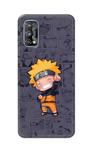 Image of PRINTFIDAA Plastic Printed Hard Back Cover Case For Realme 7 Pro Back Cover (Famous Anime Cartoon Character) -112, Multicolor