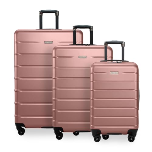Image of Ricardo Beverly Hills Cambria Hardside Luggage | Stylish Suitcase with Wheels for Effortless Travel, Expandable and Secure TSA-Locked Packing, 2-Piece Set (20 inch, 24 inch, 29 inch) Rose Champagne