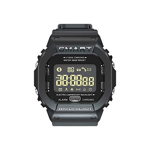 Sport imprägniert Schrittzähler Einstellbare Gesunde Smart-Armband-Uhr-Armband Fluorescent Dial